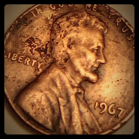 1967 error penny - Picture 1 of 8